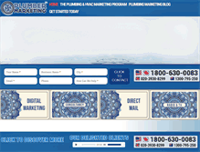 Tablet Screenshot of plumbermarketing.com